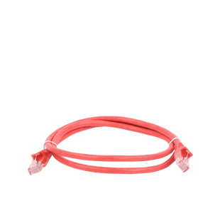Cable de Parcheo UTP Cat6 - 1 Metro (3.28 Pies) - Rojo