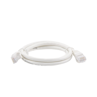 Cable de Parcheo UTP Cat6 - 1 Metro (3.28 Pies) - Blanco