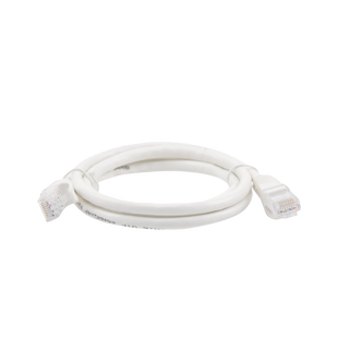 Cable de Parcheo UTP Cat6 - 1 Metro (3.28 Pies) - Blanco
