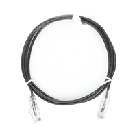 Cable de Parcheo Slim UTP Cat6 - 1.5 m Negro Diámetro Reducido (28 AWG)