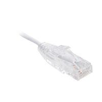 Cable de Parcheo Slim UTP Cat6 - 2 Metros (6.56 Pies) Blanco Diámetro Reducido (28 AWG)