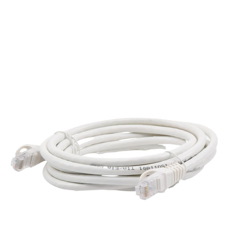 Cable de Parcheo UTP Cat6 - 3.0 Metros (9.84 Pies) - Blanco