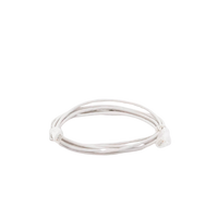 Cable de Parcheo Slim UTP Cat6 - 3 Metros (9.84 Pies) Blanco Diámetro Reducido (28 AWG)