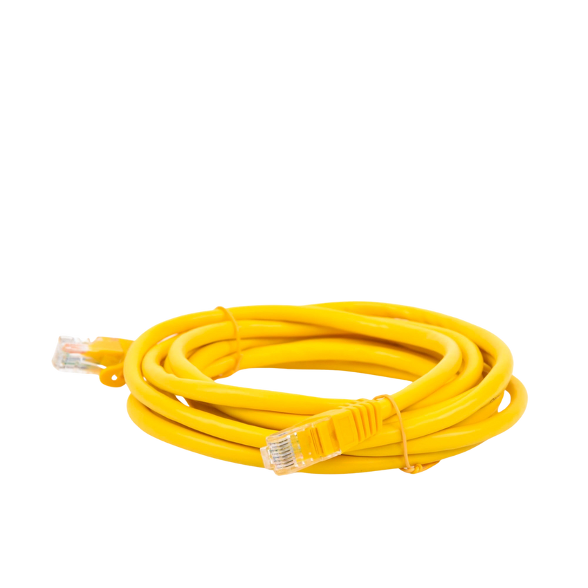 Cable de Parcheo UTP Cat6 - 3.0 Metros (9.84 Pies) - Amarillo