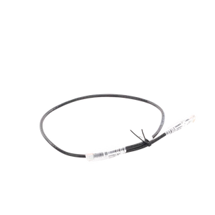 Cable de Parcheo Slim UTP Cat6A - 0.5 Metros (1.64 Pies) Negro, Diámetro Reducido (28 AWG)