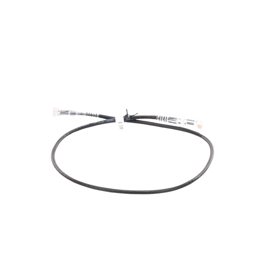 Cable de Parcheo Slim UTP Cat6A - 0.5 Metros (1.64 Pies) Negro, Diámetro Reducido (28 AWG)
