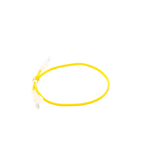 Cable de Parcheo Slim UTP Cat6A - 0.5 Metros (1.64 Pies) Amarillo, Diámetro Reducido (28 AWG)