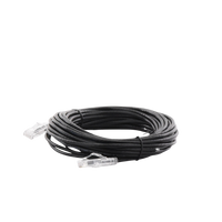 Cable de Parcheo Slim UTP Cat6A - 10 Metros (32.81 Pies) Negro, Diámetro Reducido (28 AWG)