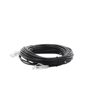 Cable de Parcheo Slim UTP Cat6A - 10 Metros (32.81 Pies) Negro, Diámetro Reducido (28 AWG)