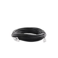 Cable de Parcheo Slim UTP Cat6A - 10 Metros (32.81 Pies) Negro, Diámetro Reducido (28 AWG)
