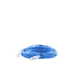 Cable de Parcheo Slim UTP Cat6A - 10 Metros (32.81 Pies) Azul, Diámetro Reducido (28 AWG)