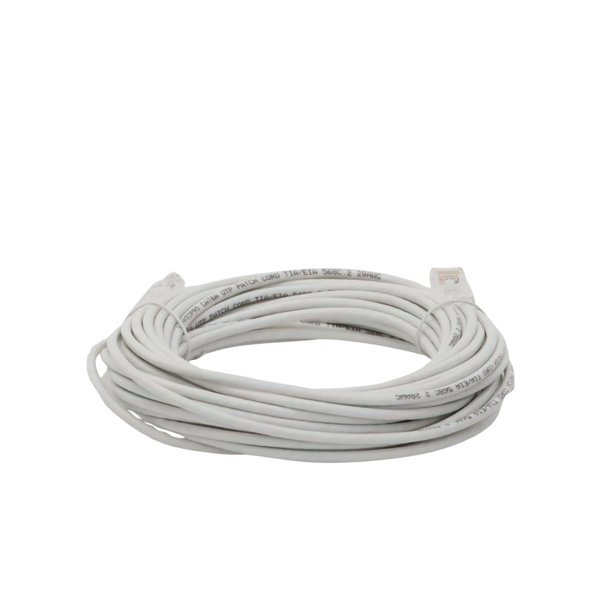 Cable de Parcheo Slim UTP Cat6A - 10 Metros (32.81 Pies) Blanco, Diámetro Reducido (28 AWG)