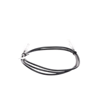 Cable de Parcheo Slim UTP Cat6A - 1 Metro (3.28 Pies) Negro, Diámetro Reducido (28 AWG)