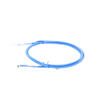 Cable de Parcheo Slim UTP Cat6A - 1 Metro (3.28 Pies) Azul, Diámetro Reducido (28 AWG)