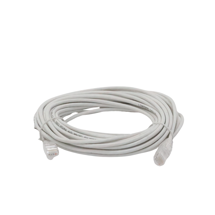 Cable de Parcheo Slim UTP Cat6A - 1 Metro (3.28 Pies) Blanco, Diámetro Reducido (28 AWG)