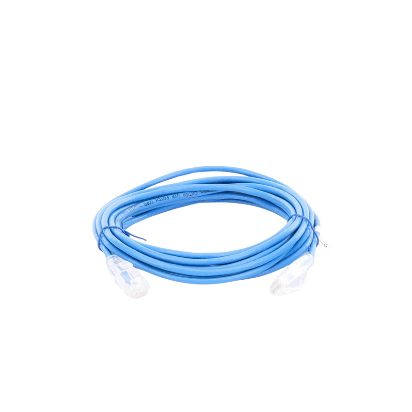 Cable de Parcheo Slim UTP Cat6A - 3 Metros (9.84 Pies) Azul, Diámetro Reducido (28 AWG)