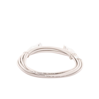 Cable de Parcheo Slim UTP Cat6A - 3 Metros (9.84 Pies) Gris, Diámetro Reducido (28 AWG)