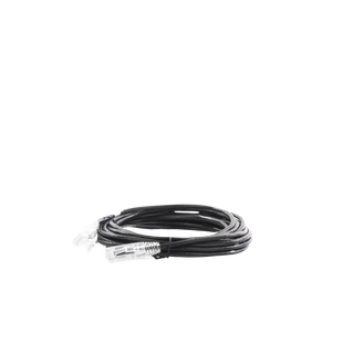 Cable de Parcheo Slim UTP Cat6A - 5 Metros (16.40 Pies) Negro, Diámetro Reducido (28 AWG)