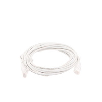 Cable de Parcheo Slim UTP Cat6A - 5 Metros (16.40 Pies) Blanco, Diámetro Reducido (28 AWG)