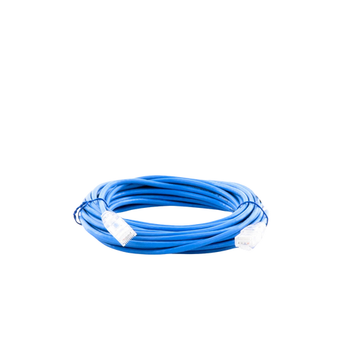 Cable de Parcheo Slim UTP Cat6A - 7 Metros (22.97 Pies) Azul, Diámetro Reducido (28 AWG)