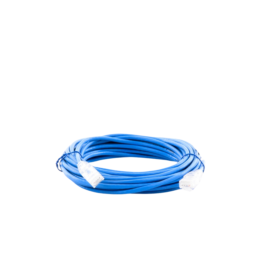 Cable de Parcheo Slim UTP Cat6A - 7 Metros (22.97 Pies) Azul, Diámetro Reducido (28 AWG)