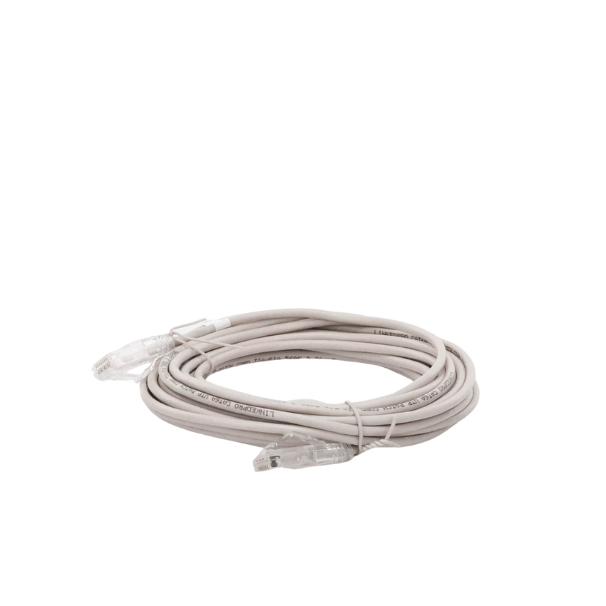 Cable de Parcheo Slim UTP Cat6A - 7 Metros (22.97 Pies) Gris, Diámetro Reducido (28 AWG)