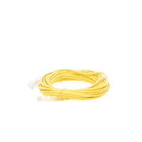 Cable de Parcheo Slim UTP Cat6A - 7 Metros (22.97 Pies) Amarillo, Diámetro Reducido (28 AWG)