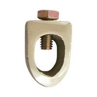 Conector Varilla-Cable / Bronce 100% / Tornillo Acero Inox / Varilla 5/8-3/4 in / Cable 4-1/0 AWG