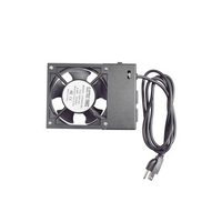Ventilador 110 Vca con Clavija para Gabinete de Pared con 2 Tomas de Corriente