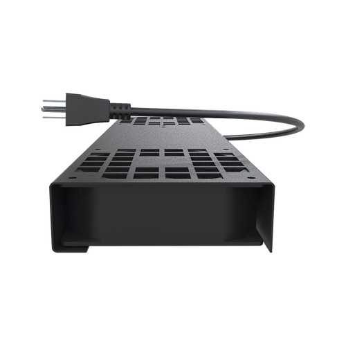 Kit de 2 Ventiladores (12 x 12 cm) con 3 Tomas de Corriente 110 Vca/50 Hz con Clavija