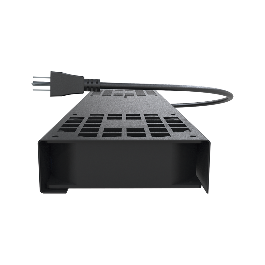 Kit de 2 Ventiladores (12 x 12 cm) con 3 Tomas de Corriente 110 Vca/50 Hz con Clavija