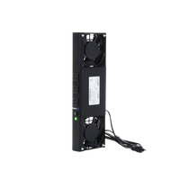 Kit de 2 Ventiladores (12 x 12 cm) con 3 Tomas de Corriente 110 Vca/50 Hz con Clavija