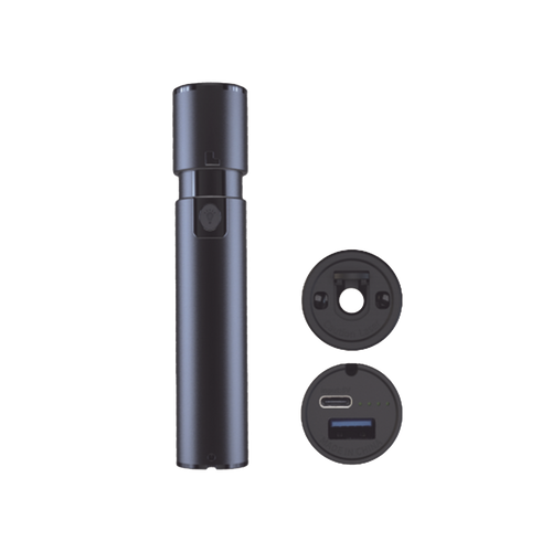 Localizador Visual de Fallos (VFL) / Para conectores SC, FC, ST / Hasta 8-10 km de Distancia / Recargable por puerto USB