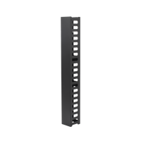 Organizador de Cable Vertical de 21 Unidades Rack Sencillo, Compatible con Racks Serie EIRL y EIQR