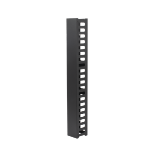 Organizador de Cable Vertical de 21 Unidades Rack Sencillo, Compatible con Racks Serie EIRL y EIQR