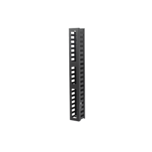 Organizador de Cable Vertical de 21 Unidades Rack Sencillo, Compatible con Racks Serie EIRL y EIQR