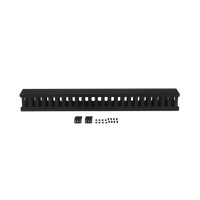 Organizador de Cable Vertical de 24 Unidades Rack Sencillo, Compatible con Racks Serie EIRL y EIQR