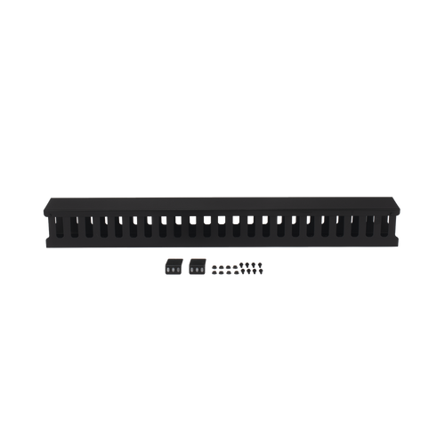 Organizador de Cable Vertical de 24 Unidades Rack Sencillo, Compatible con Racks Serie EIRL y EIQR