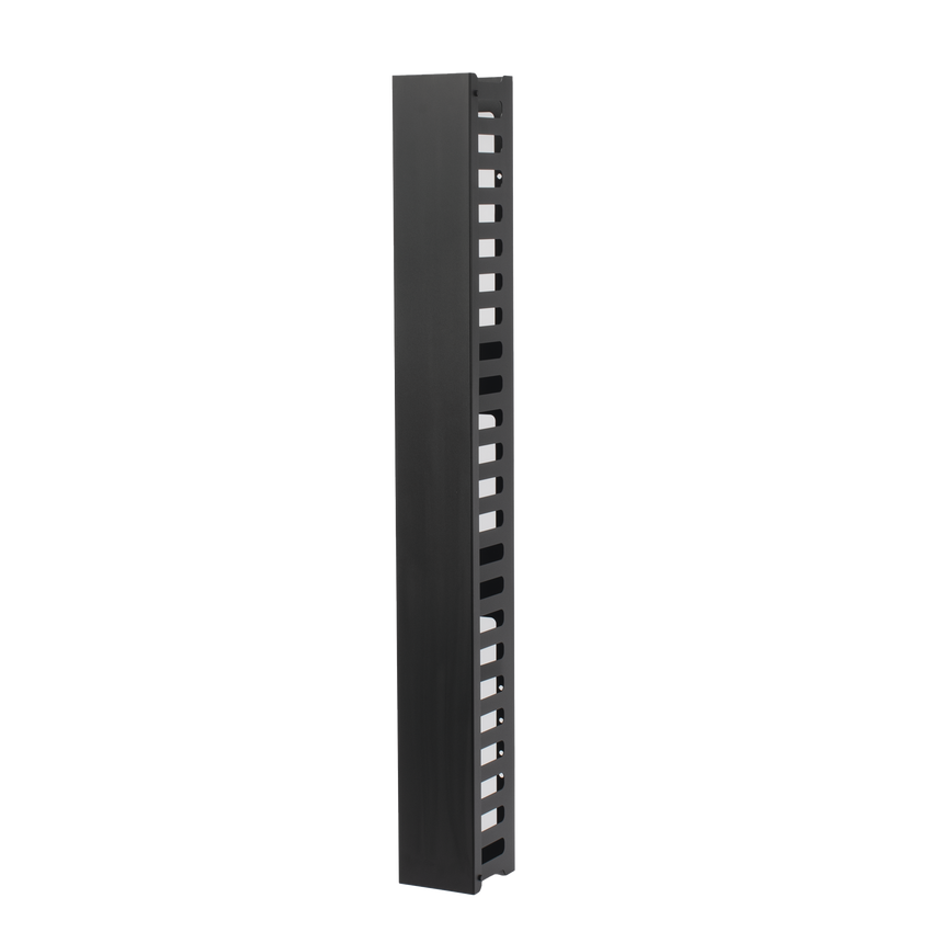 Organizador de Cable Vertical de 24 Unidades Rack Sencillo, Compatible con Racks Serie EIRL y EIQR