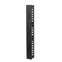 Organizador de Cable Vertical de 24 Unidades Rack Sencillo, Compatible con Racks Serie EIRL y EIQR