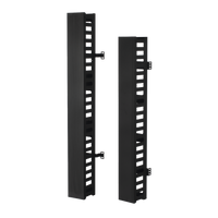 Kit Organizador Vertical de Cable Sencillo para Rack EIRL-5545