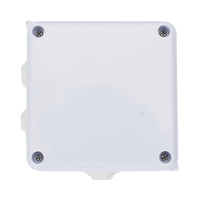 Caja de Conexiones Impermeable IP65, 7 Entradas, Dimensiones 100 x 100 x 70 mm, para Instalaciones Industriales, Comerciales y Residenciales, Incluye Tornillería para su Instalación