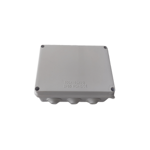 Caja de Conexiones Impermeable IP65, 10 Entradas, Dimensiones 150 x 110 x 70 mm, para Instalaciones Industriales, Comerciales y Residenciales, Incluye Tornillería para su Instalación