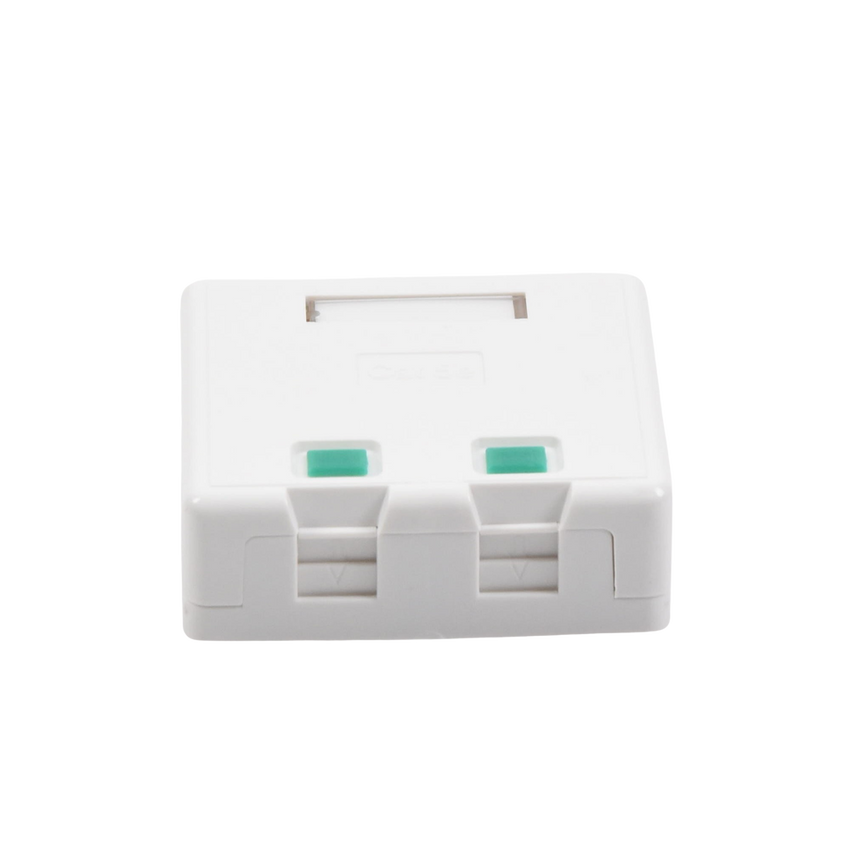 Caja de Pared con 2 Puertos Keystone, No Incluye Jacks