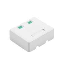 Caja de Pared con 2 Puertos Keystone, No Incluye Jacks