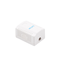 Caja de Pared con 1 Puerto, Incluye 1 Jack UTP Cat6A