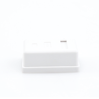 Caja de Pared con 1 Puerto Keystone, Incluye Jack Cat5e