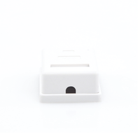 Caja de Pared con 1 Puerto Keystone, Incluye Jack Cat5e