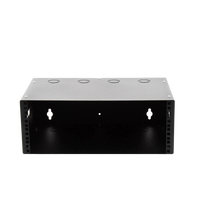 Gabinete para Montaje en Pared liviano, 4 Unidades de rack, Profundidad máxima de trabajo 250 mm, Se envía el Gabinete Armado.