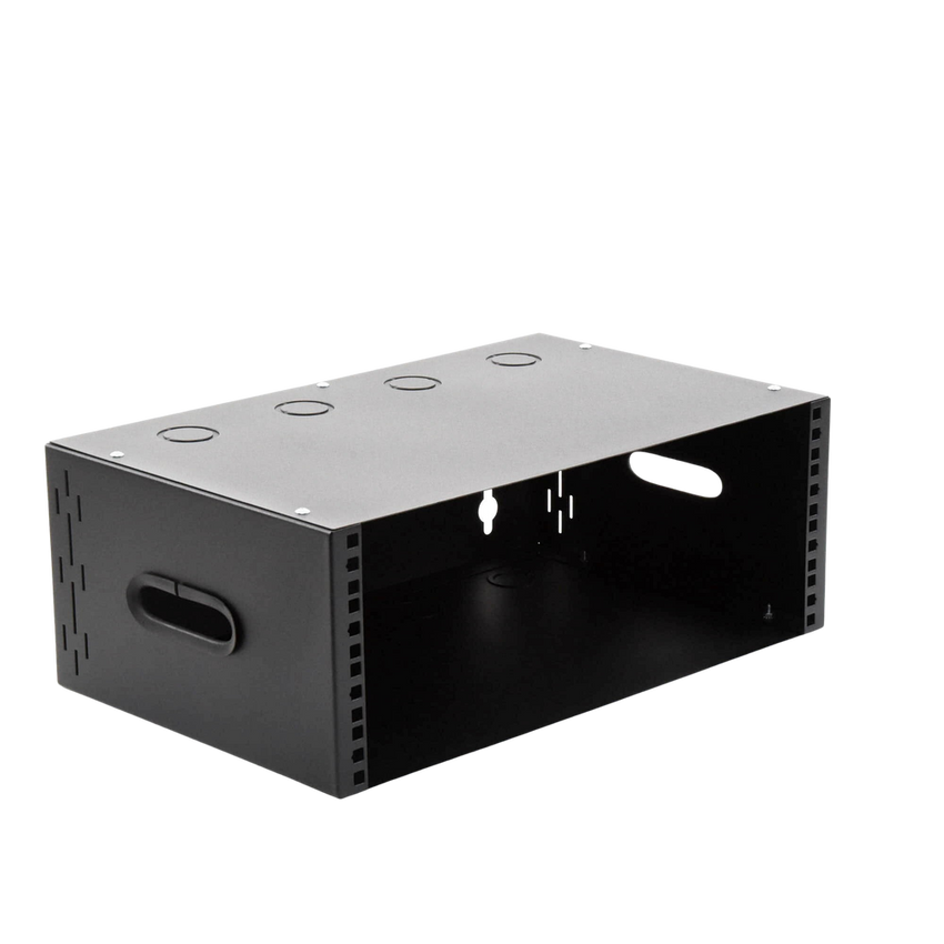 Gabinete para Montaje en Pared liviano, 4 Unidades de rack, Profundidad máxima de trabajo 250 mm, Se envía el Gabinete Armado.